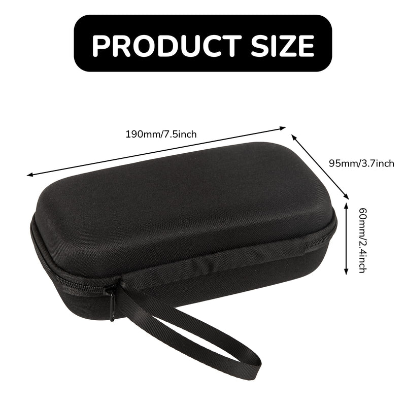 [Australia - AusPower] - Hard Carrying Case compatible with ScopeAround Wireless Otoscope，Dual View Ear Camera Storage Case for Travel-Black 