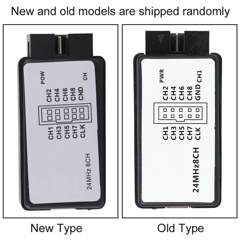 [Australia - AusPower] - USB Logic Analyzer 24MHz Mini Digital Pocket Size 8 Channel Input Memory Device Set 