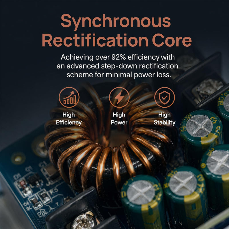 High Power Step Down Converter 400W: Operating and CC Display DC-DC Buck Converter, Voltage and Current Control Adjustable CV/CC Regulator, 0-45V Output Voltage, for Electronics