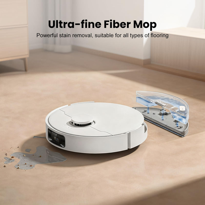 [Australia - AusPower] - 21 Pack Replacement Parts Kit for Dreame D20 Pro Plus Robot Vacuum, Accessories Kit Replacement Parts with 1 Main Brush,6 Dust Bags,4 Mop Pads,4 Hepa Filters,4 Side Brush 