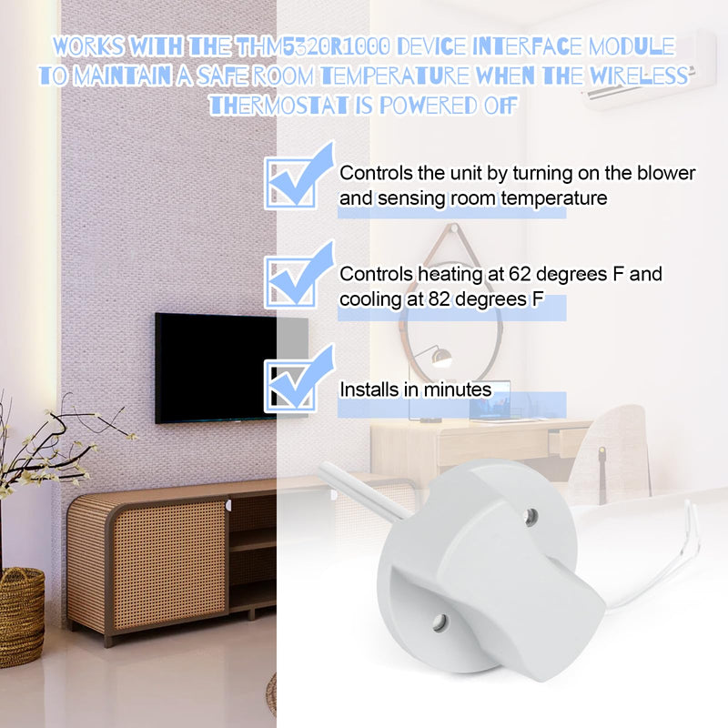 [Australia - AusPower] - New Upgraded CECOMINOD032202 C7735A1000 Discharge Air Temperature Sensor Compatible with Honeywell zone system, Thermostats TH5320U TH5320R1002 TH6320R1004 THM5320R1000, Panel HZ221 HZ311 HZ322 HZ432 
