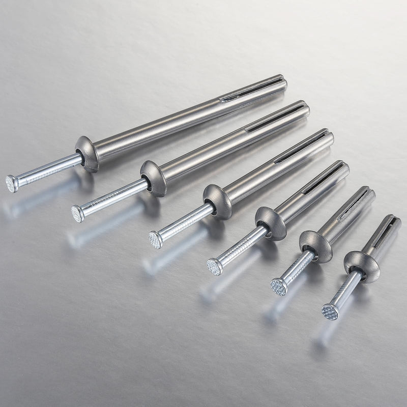 [Australia - AusPower] - 1/4x1-1/4"Hammer Drive Nail in Anchor (50 per Box) cement hammering anchors 1/4x1-1/4" Zinc alloy 50 
