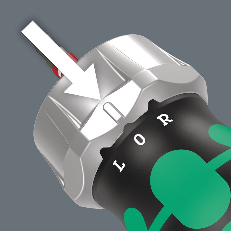 Wera 05008886001 Kraftform Kompakt Stubby magazine RA 4, Stubby Ratchet Screwdriver with Bit Magazine, 6 Pieces KK Stubby Magazin RA 4