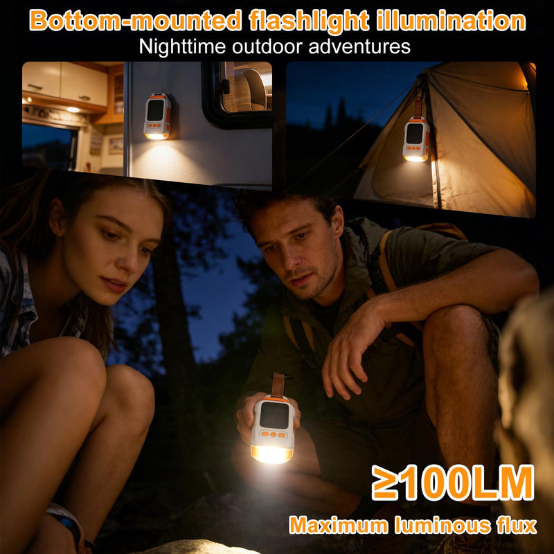 Portable Rechargeable Air Detectors, Indoor Air Quality Meters,Magnetic Detector with Temperature and Humidity Monitoring, Audible and Visual Air Quality Monitor for Camping, Hotels, Travel, and RVs