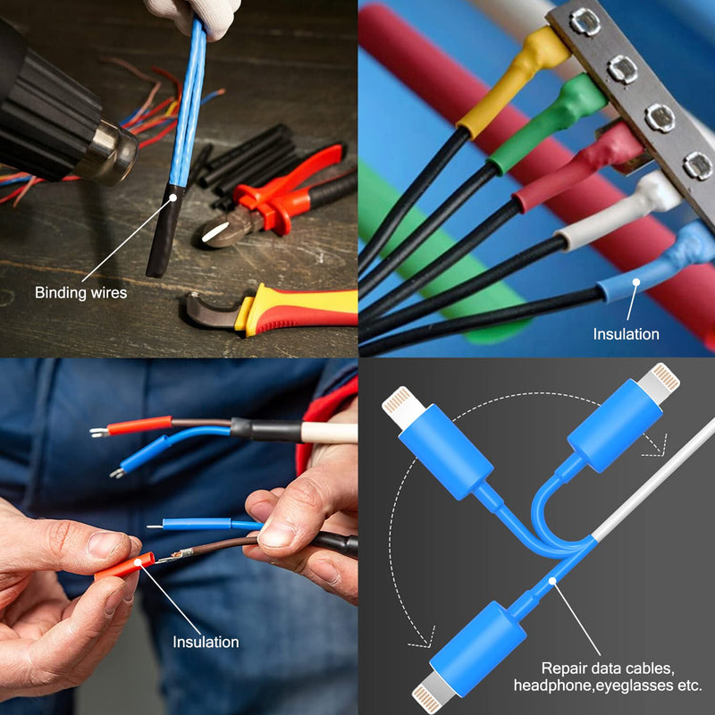 Chanzon 3:1 Ratio 5" LARGE (125mm) Heat Shrink Tubing - Marine Grade Waterproof Adhesive Lined - 4Ft Roll (1.22M Total Length) Black Polyolefin Sleeving Wrap Shrinking 3 to 1 Ratio 1pcs 5" - 4 ft