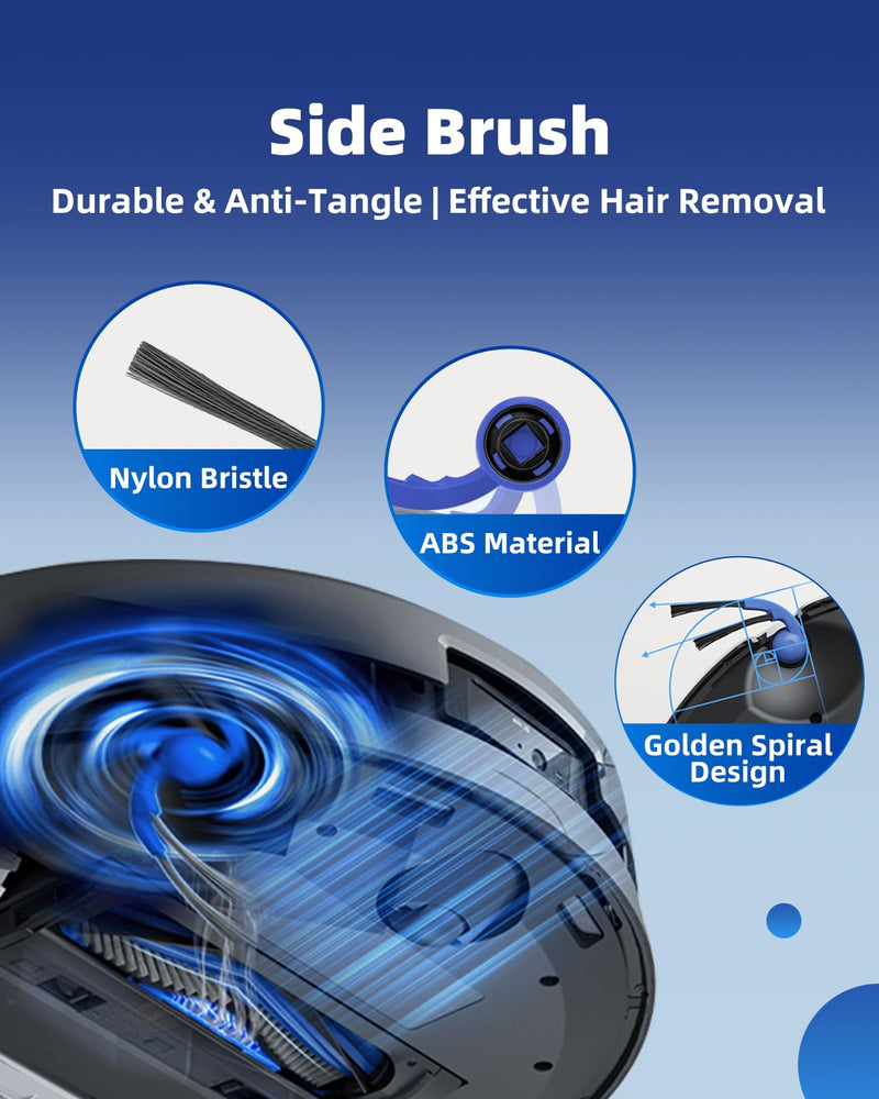 [Australia - AusPower] - T80 Omni Replacement Parts Compatible with ECOVACS DEEBOT T80 OMNI/Yeedi M14 Plus Robot Vacuum - 21 Pcs T80 Omni Accessories Kit:1 Main Brush, 3 Roller Mops, 4 Filters, 6 Dust Bags(No for T80S OMNI) T80 OMNI 21 PCS 