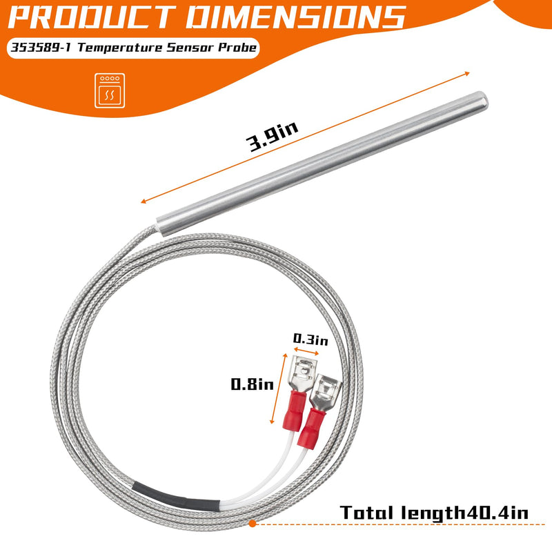 [Australia - AusPower] - 353589-1 Temperature Sensor Probe Fits for Vulcan Hart Commercial Ovens, Compatible with Samsung & LG Range Ovens, Replaces 00-353589-00001 44-1235 VH353589-1 