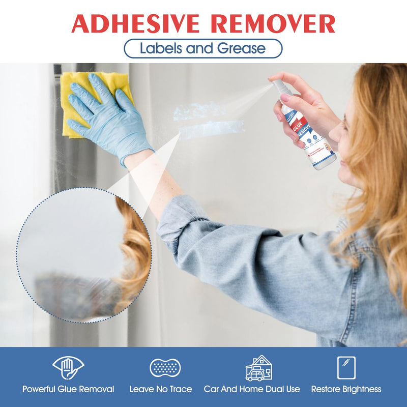 [Australia - AusPower] - ALLONY Sticker Remover, Adhesive Remover, Extra Strong, Label Remover, Label Remover Spray, Adhesive Residue Remover, Window Frame, Quick Release, Labels Effectively Removes Surfaces, 120 ml 