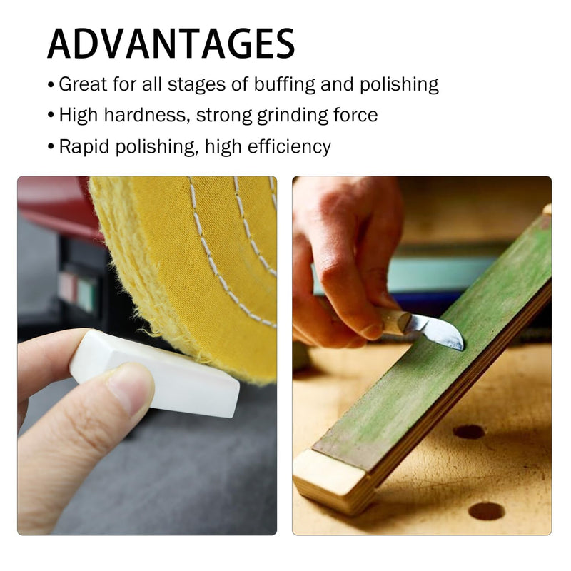 Mini Polishing Cutting Compounds 35 g / Piece - 3 Pieces for Polishing Discs Polishing Paste Set for Metals and Leather Puller 104 g 3 US