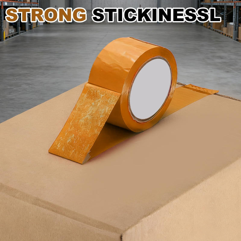 PATIKIL Sealing Tape 2.36 Inch x 87.5 Yard, Carton Sealing Packing Tapes for Shipping Moving Mailing Boxes Packaging, Yellow 1