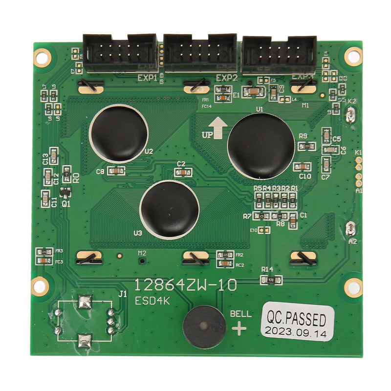 [Australia - AusPower] - 3D Printer Parts LCD Display Screen Board with Knobs and Ribbon Cable for Ender 3 , for Ender 3 PRO 3D Printer Screen, Large Size LCD Control Module 