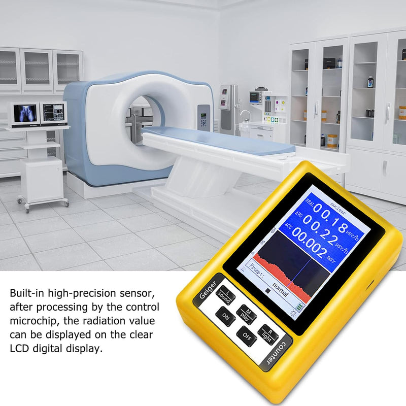 [Australia - AusPower] - Geiger Counter, Radioactivity Nuclear Radiation Detector, Handheld Nuclear Radiation Detector, Electromagnetic Radiation Detector, Fully Functional Tester for Home, Office, Outdoor 