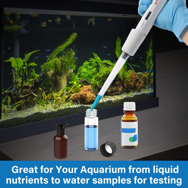 [Australia - AusPower] - FOUR E'S SCIENTIFIC 1-10ML Single-Channel Pipettor Adjustable Variable Volume Micropipette High Accurate Pipettor for Laboratory 10 (1-10mL) 