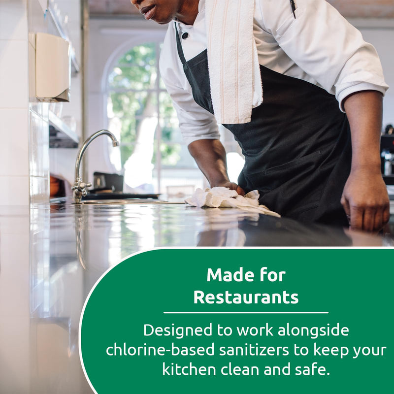 [Australia - AusPower] - Stera-Sheen - Chlorine Test Strips for Testing Restaurant and Food Service Sanitizing Solutions – 10-200 PPM – 1 Vial (100 Strips) 