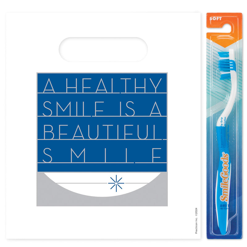 [Australia - AusPower] - Beautiful Smile Dental Giveaway Bags, 7-3/4" x 9", Pack Of 100 