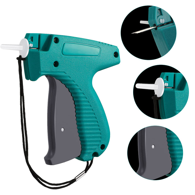 Honoson 2006 Pcs Clothing Price Tags with Gun Set, Including 1 Garment Price Tag Attacher with 5 Steel Needles 500 Clothing Label and 1500 Plastic Fasteners Barbs(Novel Style) Novel Style