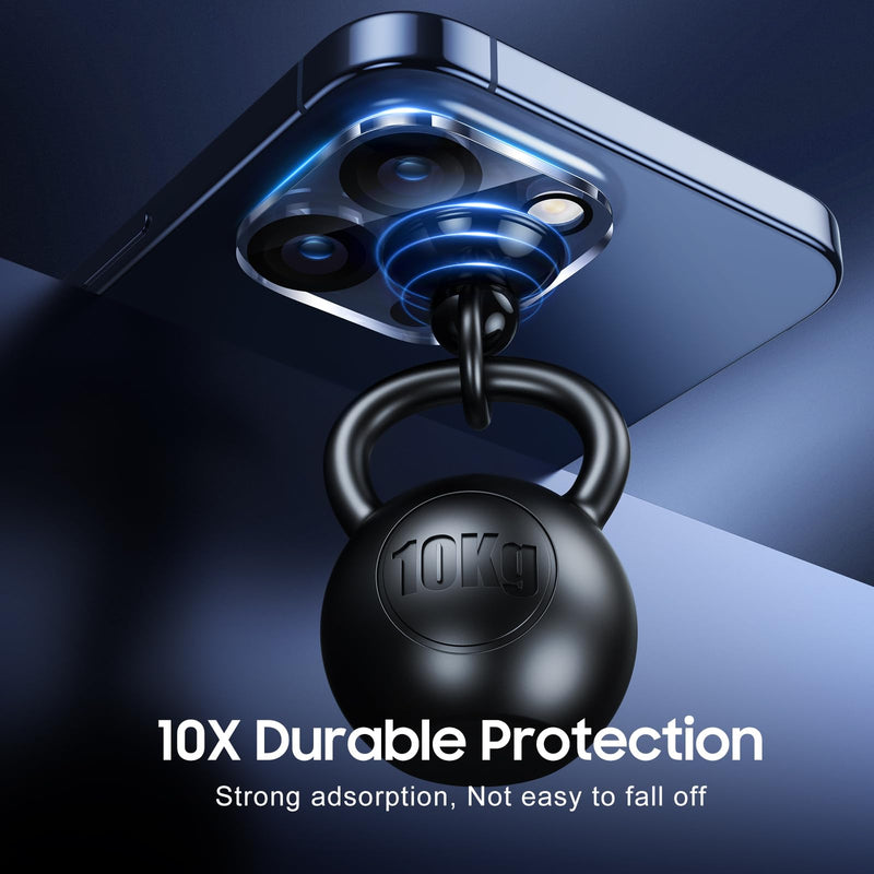 [Australia - AusPower] - UniqueMe Compatible for 3 Pack iPhone 15 Pro/iPhone 15 Pro Max Camera Lens Protector, [Drop Protection] [Case Friendly] 9H Tempered Glass Camera Cover Screen [2023 New Version] 15 Pro/15 Pro Max Transparent 