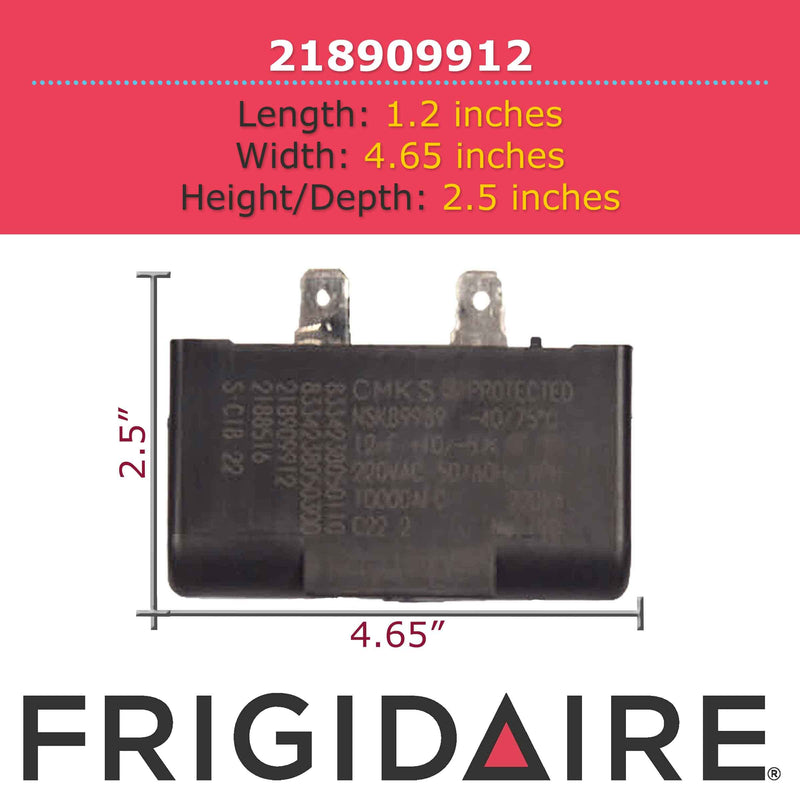 Frigidaire 218909912 Run Capacitor for Refrigerators, Black