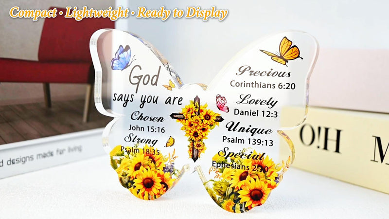 Sunflower Gifts for Women Spiritual Gifts for Women Christian Stuff