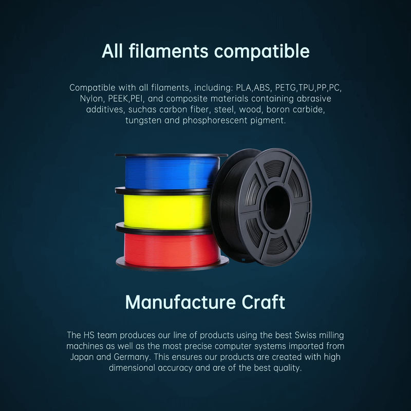 Upgrade Up to 500℃ Red Lizard K1 Volcano All Metal Hotend High Flow Plated Copper Bimetal Heatbreak Compatible with Voron 2.4 Prusa I3 MK3 MK3S DDB Titan Extruder V6 Hot End 3D Printer
