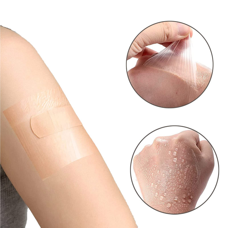 Waterproof Bandages Transparent Film Dressing, 2 Inch x 10.94 Yard - Second Skin Healing Protective, Clear Adhesive Bandages Shower Shield Dressing Tape for Tattoos Aftercare Swimming