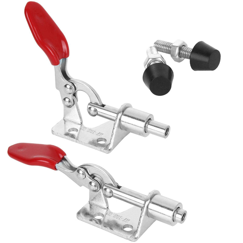 [Australia - AusPower] - 10 PCS Pull Latch 301AM Adjustable Toggle Clamp Stroke Clamp Push Pull Toggle Clamp Quick Release Hand Tool Holding Capacity Toggle Latch for Welding, Woodworking Gh-301am 