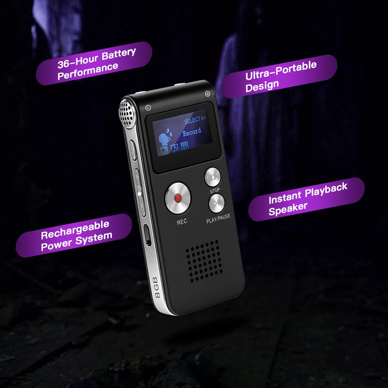 [Australia - AusPower] - 7-in-1 Ghost Hunting Equipment Kit for Paranormal Enthusiasts,Includes EMF Meter,EVP,Dowsing Rods,UV Light & Cat Balls-Novelty Set for Entertainment Use 