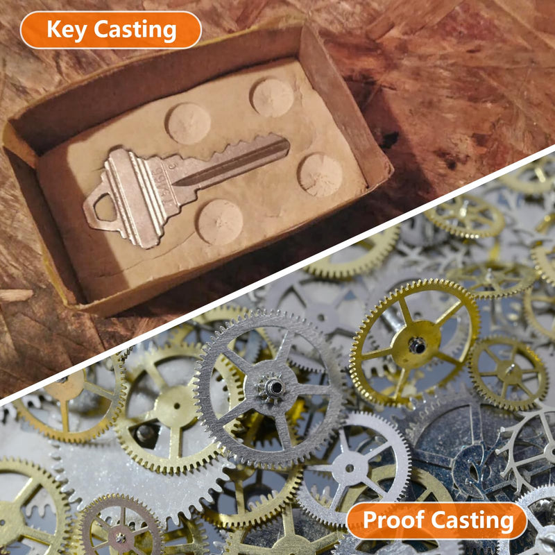2 Lbs Cerrosafe Metal | Low-Melting Point 158-190℉ Bismuth-Based Alloy Ingot | Ideal for Barrel Casting, Measuring, Chamber Casting | Easy to Melt Compatible with Wood's Metal Applications (2 Lbs) 2 Pounds