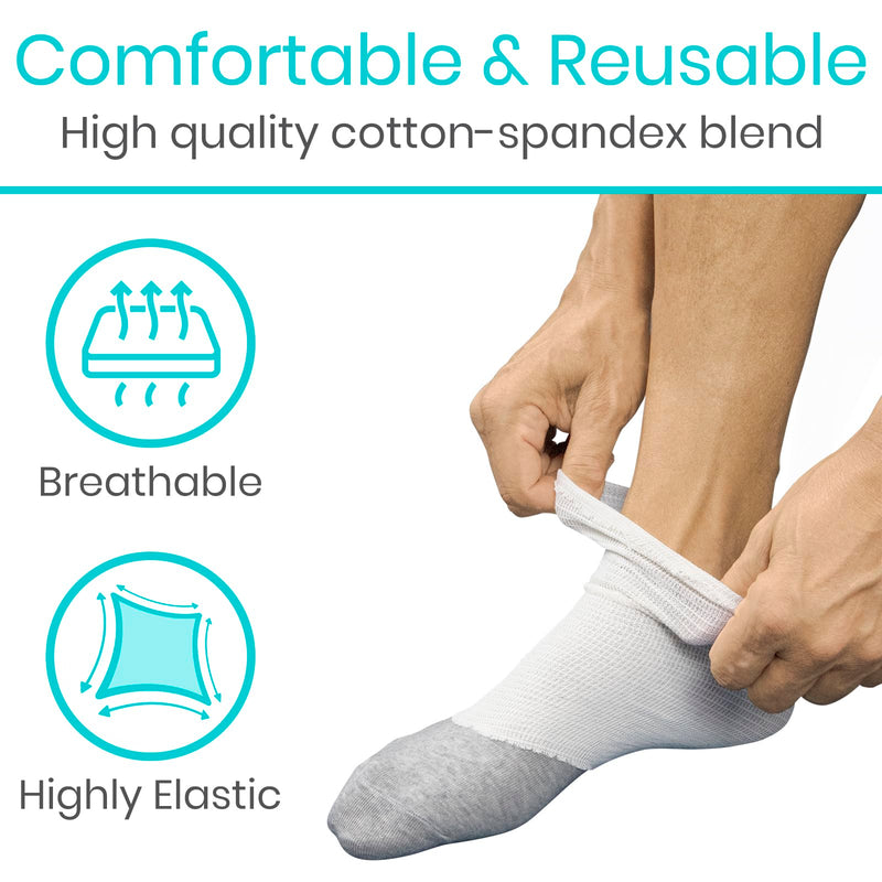 [Australia - AusPower] - Elastic Tubular Bandage - (3.4" x 33 Feet) Stockinette Tubing for Arm & Legs - Stretch Cotton Compression Sleeve for Wound Care - Fabric Mesh Tube Gauze for Support 3.4”x11YD Beige 