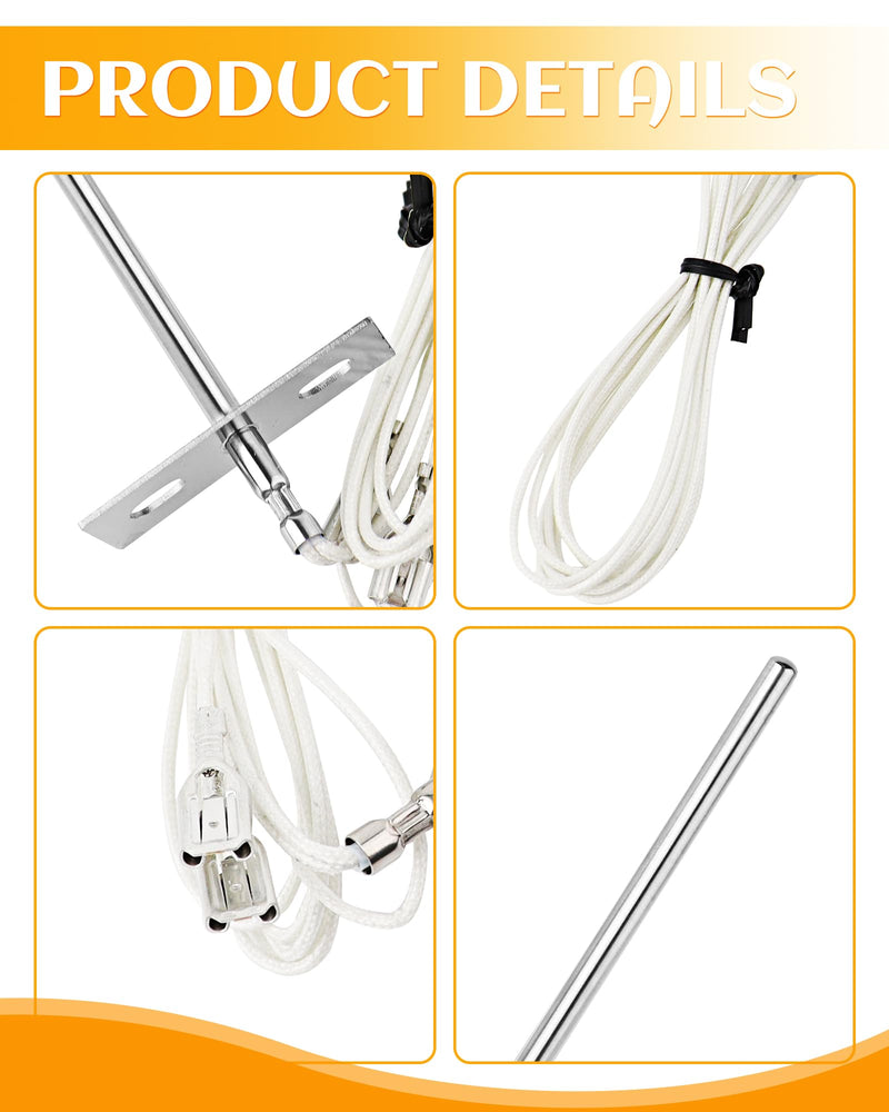 [Australia - AusPower] - Oven Thermostat Probe Replace for 1181996, Thermostat Probe Assembly Compatible with B-Series, BGS/12SC, BGS/22SC etc 