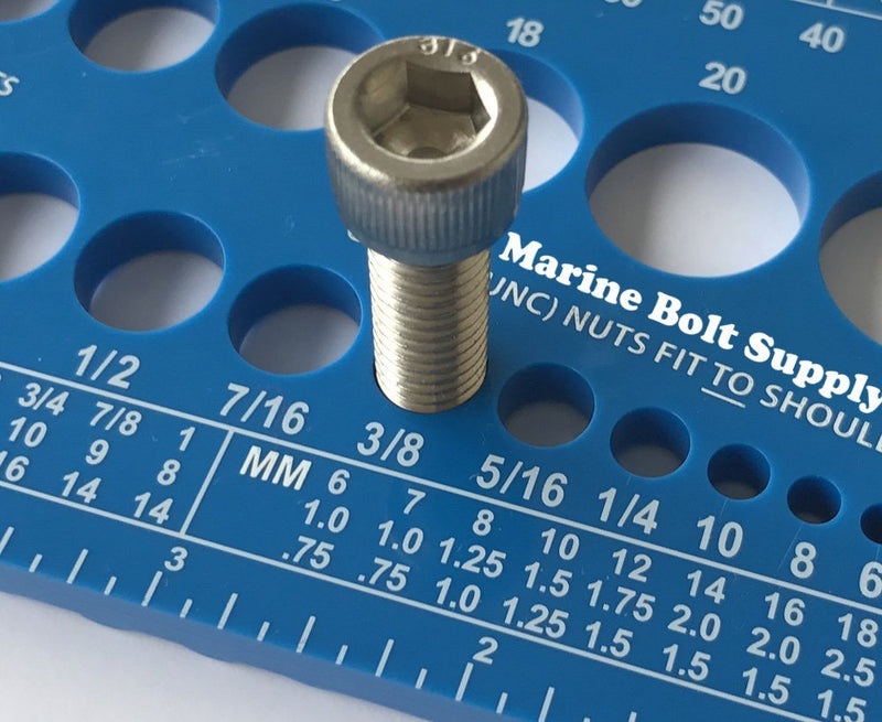 [Australia - AusPower] - All 3 Colors! Gauges for Bolts, Screws, Nuts & Threads (Fractional & Metric) (Green, Red & Blue) 