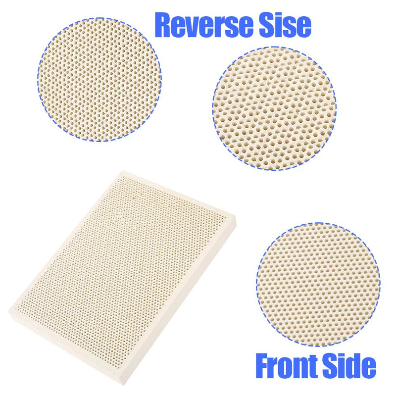 Ceramic Honeycomb Soldering Plate, High Efficiency Gas Heater Parts Burning Ceramic Plate Burner Replacement for Paint Pressure Drying Industry