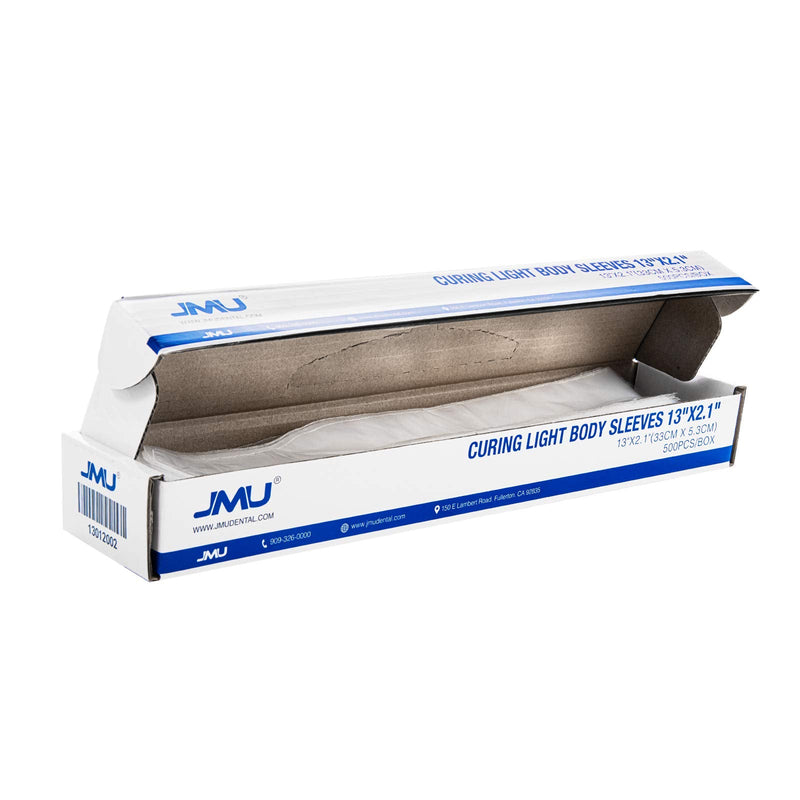 [Australia - AusPower] - JMU Dental Curing Light Sleeve, Disposable Implant Protective Barrier Cover, 13 x 2 inch, 500 Pieces 1 