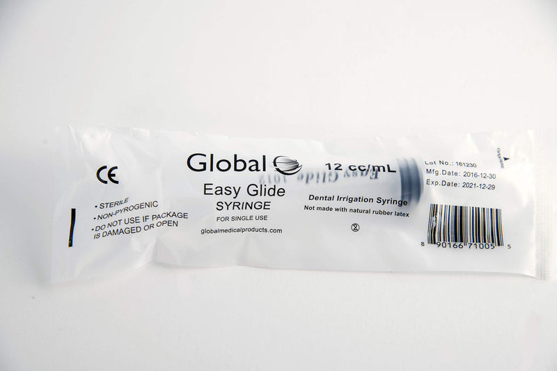 [Australia - AusPower] - 50 Pack Disposable 12cc Dental Syringe Dental Irrigation Syringe with Curved Tip, Tonsil Stone Squirt Mouthwash Cleaner 