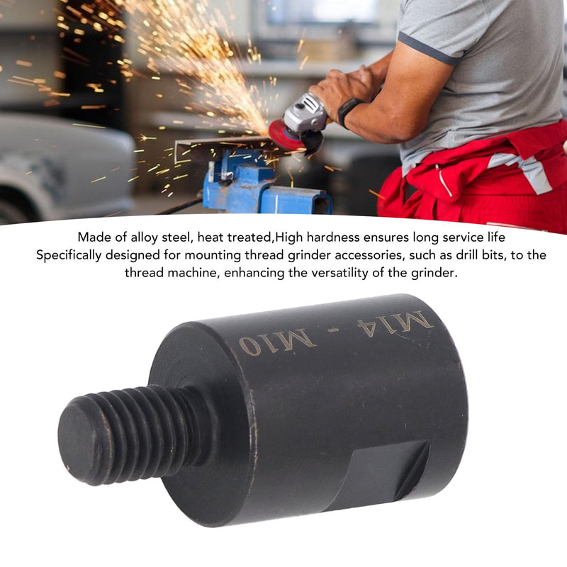 [Australia - AusPower] - Pack of 2 Angle Grinder Thread Adapter, M10-M14 Angle Mill Adapter CRV Steel Female to Male Mill Wave Converter Interface Connection (M14 to M10) M14 bis M10 