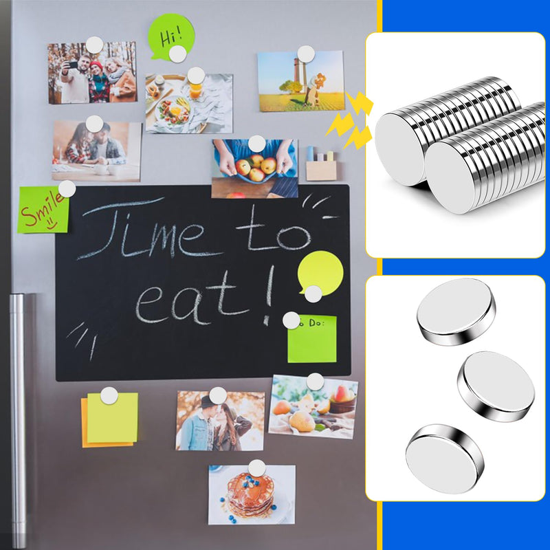 [Australia - AusPower] - Small Magnets, 30 Pack Refrigerator Magnets 15x2mm Rare Earth Magnets Neodymium Magnets for Crafts, Whiteboard, Kitchen Cabinet 15x2-30P 