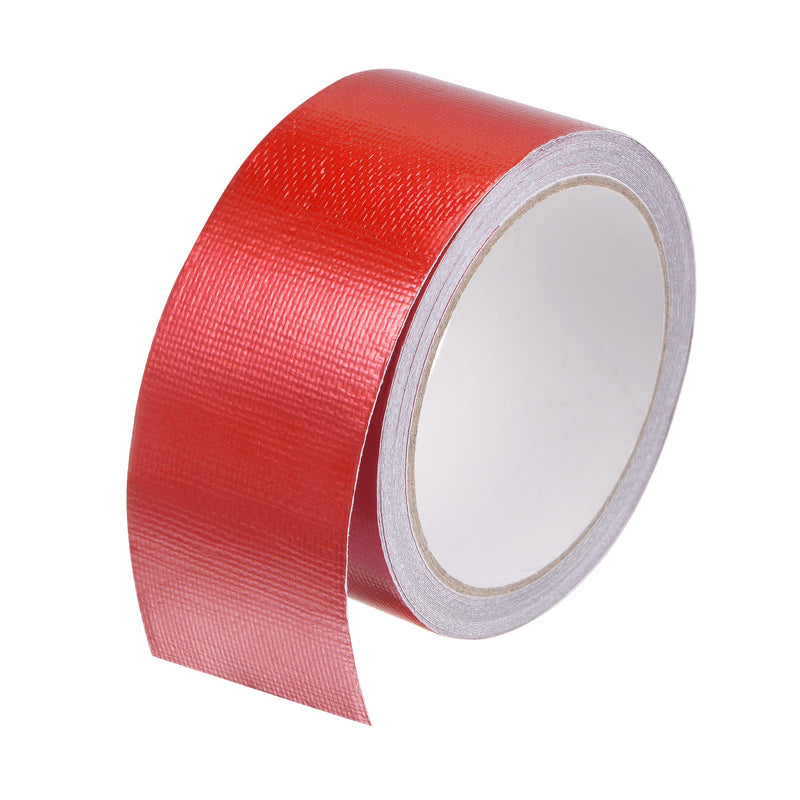 HARFINGTON Tarpaulin Repair Tape, 2" x24.6ft Waterproof Rip Stop Patch and Tent Repair Tape for Tear Resistant Tent Greenhouse, Red