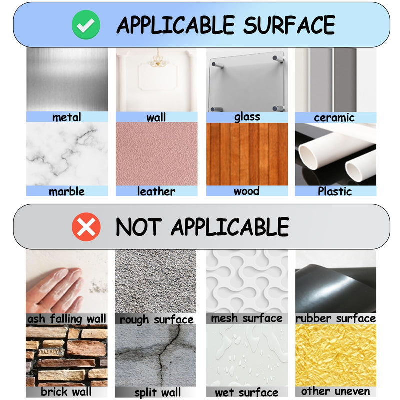 Double Sided Adhesive Pads,Heavy Duty Mounting Tape 50 Pcs 3mm Heavy Duty Picture Hanging Strips Strong Adhesive Foam Pads Waterproof Rectangle for Indoor & Outdoor
