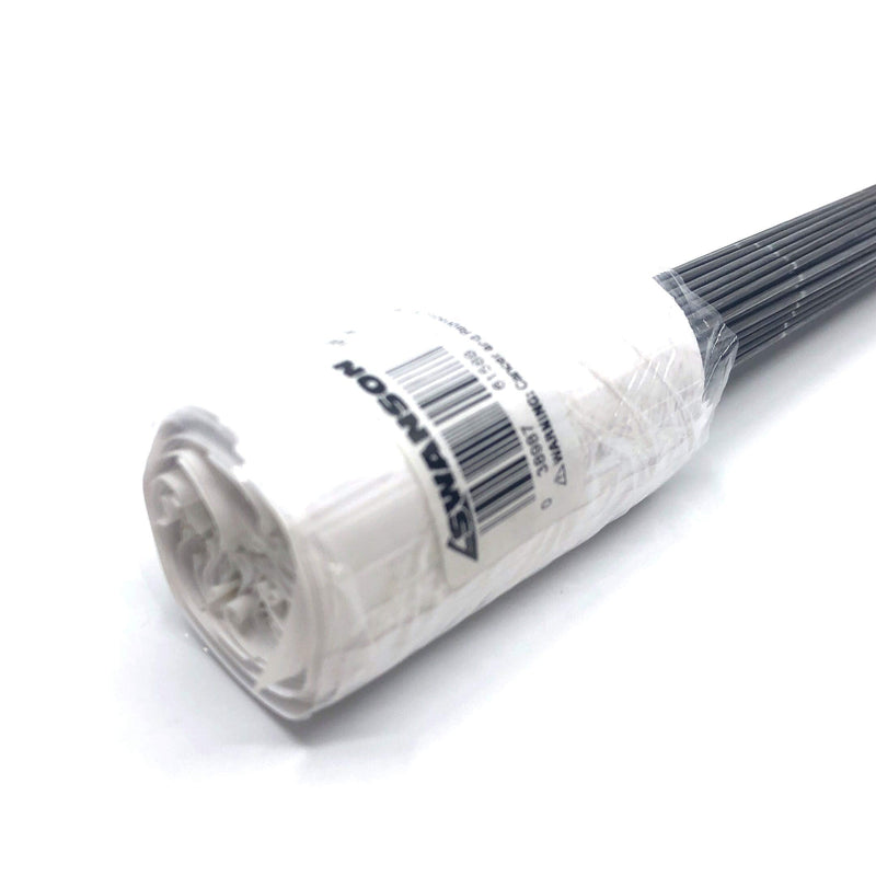 [Australia - AusPower] - Swanson Tool Co FW15100 2.5-Inch by 3.5-Inch Marking Flags with 15-Inch Wire Staffs, White, 100-Pack 100 Pack 
