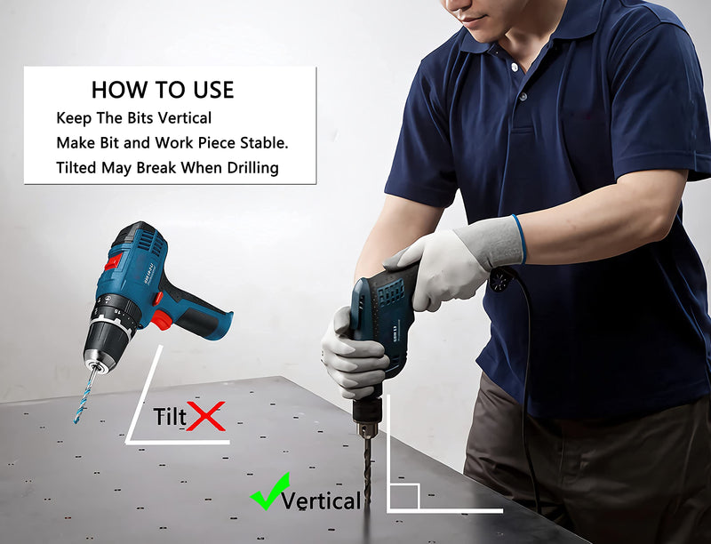 [Australia - AusPower] - 17/64"inch HSS M35 Cobalt Twist Drill Bit,High Speed Steel,Pack of 5,Suitable for Steels,Cast Iron,Stainless Steel,Copper and Other Hard Metals?17/64inch? 17/64inch 