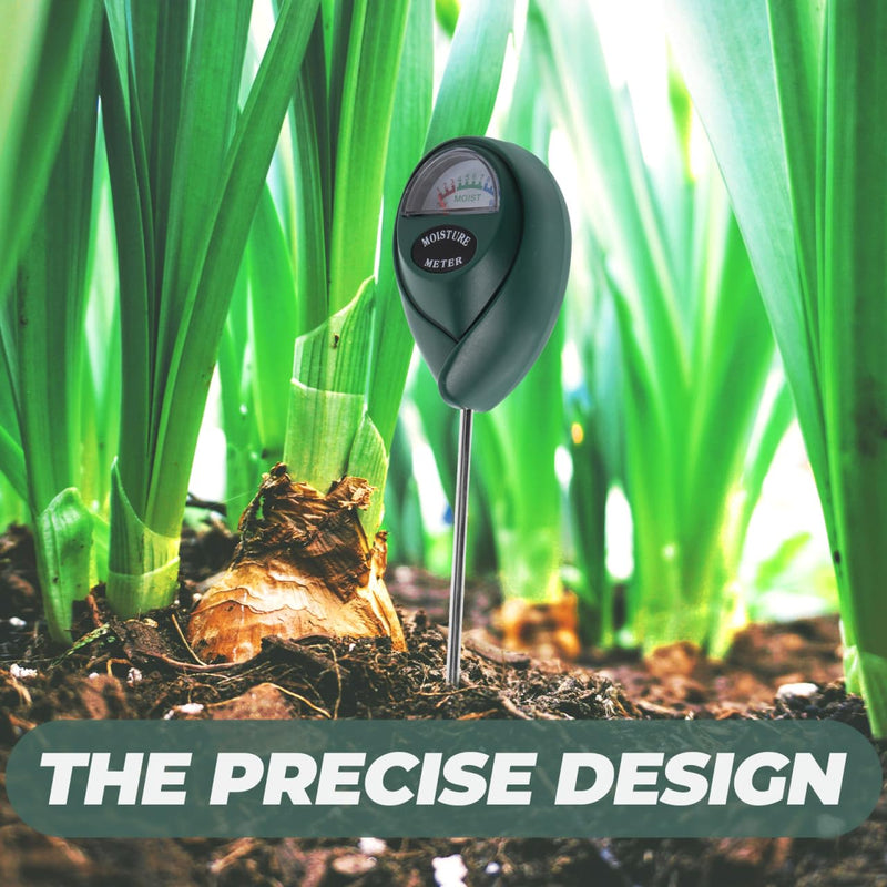 [Australia - AusPower] - VICASKY Soil Moisture Meter Deep Use Hygrometer Sensor Water Monitor Indicator for Garden Farming Lawn Indoor and Outdoor No Batteries Required 10.43 Inch 
