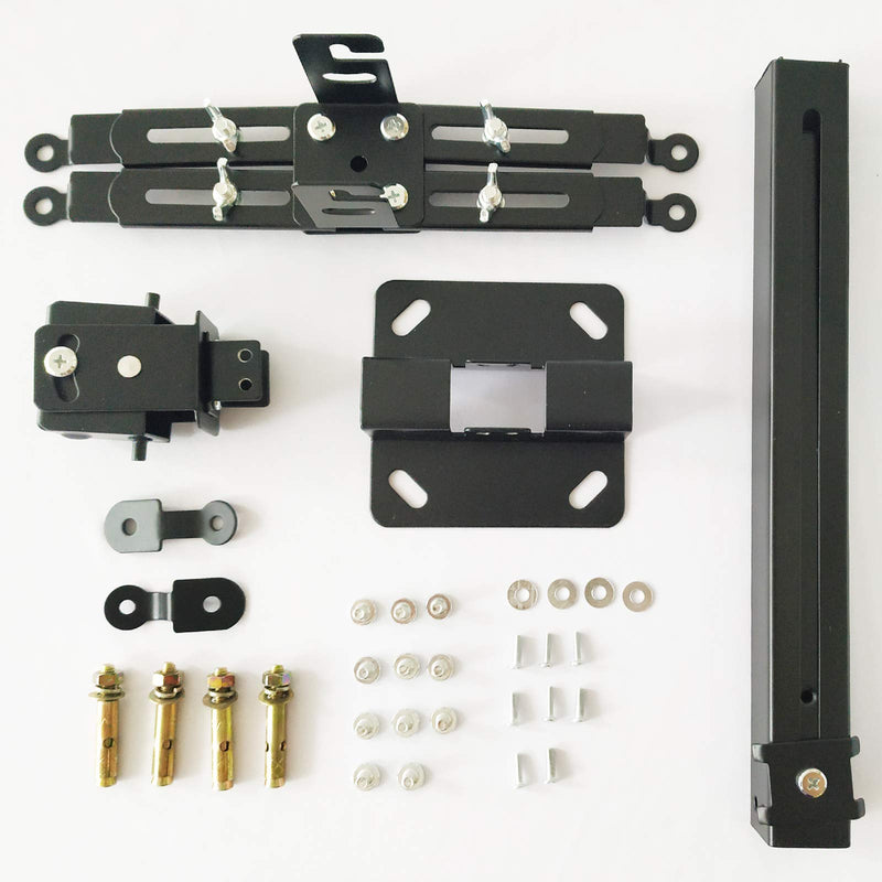 [Australia - AusPower] - Projector Mount Wall or Ceiling Projection Mount Bracket with Adjustable Height and Extendable Arms Mount for Home and Office Projector 