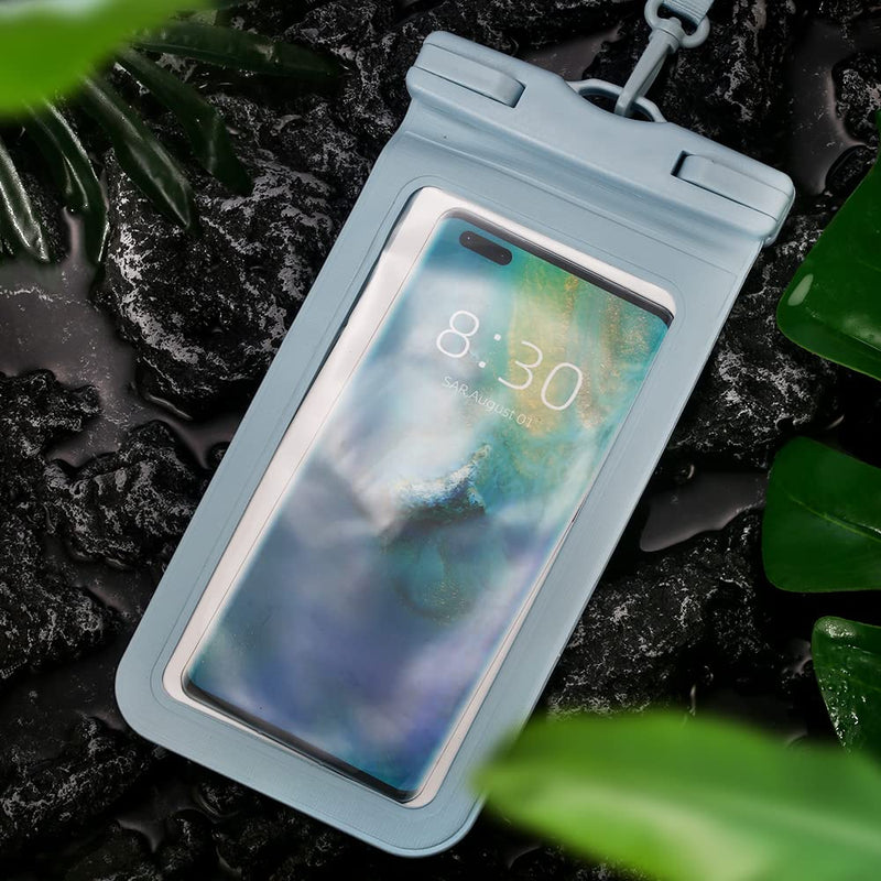 [Australia - AusPower] - 6 pcs Waterproof Phone Pouch Universal Phone Waterproof Case Compatible for iPhone 11 13 12 Max Pro XS Samsung Galaxy s22 s10 Up to 6.9", IPX8 Plastic Cell Phone Dry Bags multi color 1 