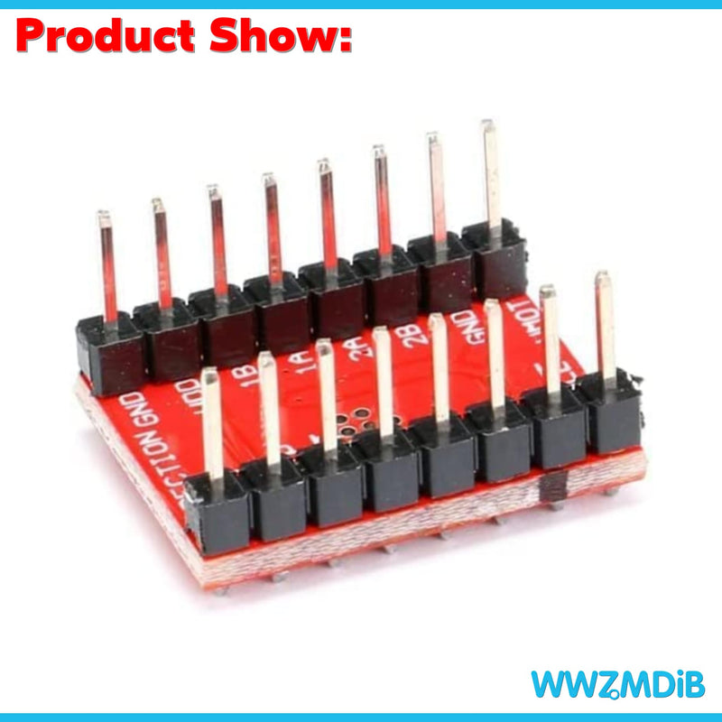 [Australia - AusPower] - A4988 Stepper Motor Drive with Heat Sink for Arduino, 3D Printer, CNC Machine or Robotics (3Pcs A4988) 3pcs A4988 