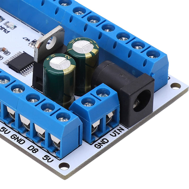 [Australia - AusPower] - DS18B20 8-Channel Digital Temperature Sensor Module Voltage Range 6-24V 8-13mA for Industrial Automation HVAC Systems 