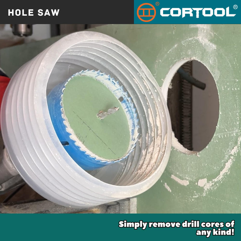 [Australia - AusPower] - 1 Inch Hole Saw with Arbor for Metal and Wood Cutting, Bi-Metal Hole Cutter, 1" Hole Saw Kit for Drywall, Wood, PVC Boards, Fiberglass and Vent Pipes 1"（25mm） 