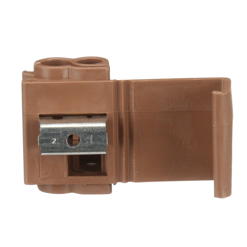 3M Scotchlok Self- Stripping Tap Connectors 567, Run and Tap, Brown, 18-14 Awg (Tap), 12-10 Awg (Run), Bag of 100 Brown 100 per Carton
