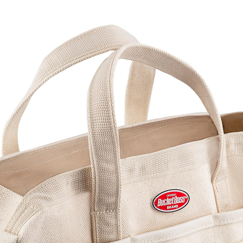Bucket Boss - Original Rigger’s Bag - Natural, Tool Bags - Original Series (60002) , Beige 17 x 6 x 10.5 inches Solid Black