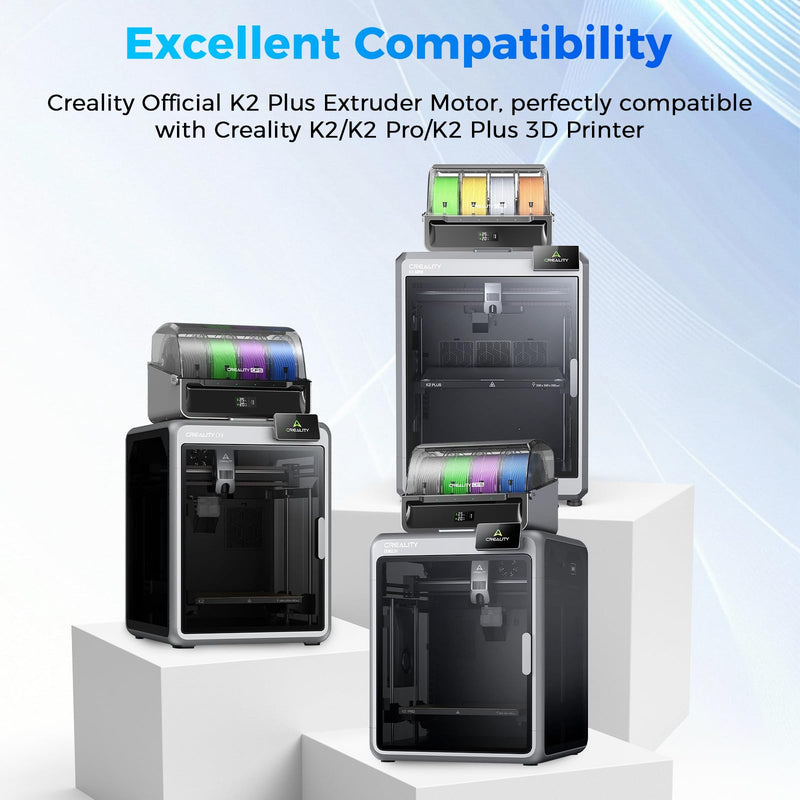[Australia - AusPower] - Creality Official K2 Plus Extruder Motor, Original K2 Circular Stepper Motor, k2 Pro E axis Stepper Motor, E Axis Circular Extrusion Motor Replacement for Creality K2/K2 Pro/K2 Plus 3D Printer Parts 