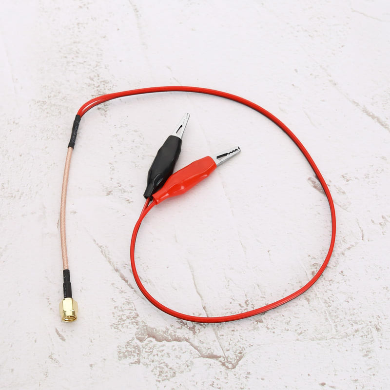 [Australia - AusPower] - 2pcs Crocodile Clip Test Cable SMA Male to Crocodile Clip Test Line RF Cable Connection Line RG316 Cable for Laboratory Electrical Testing Work 